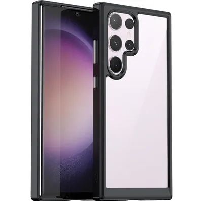 Produktbild von Mobigear Crystal Samsung Galaxy S24 Ultra Hülle Hardcase Backcover - Schwarz