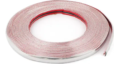 Produktbild von 15M*15mm Auto Zierleiste Dekoration Chrome Nachformen Dekorstreifen silber