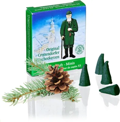 Produktbild von Crottendorfer Räucherkerzen - Tannenduft - Minis von Crottendorfer