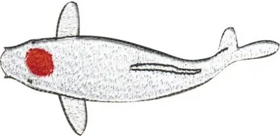 Produktbild von Aufnäher Patches - Tancho KOI - KO844 - Gr. ca. 10 cm
