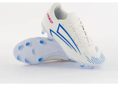 Image de Jako Rs89 Academy Chaussures De Foot Fg Enfants - Blanc / Rouge / Bleu | Taille: 29,5