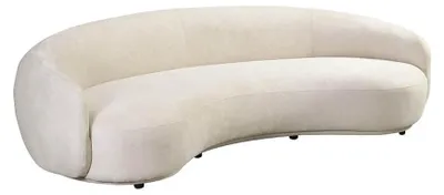 Produktbild von HOME DELUXE - Sofa CASARA 258 x 128 x 72 cm - Webstoff Beige I Modernes Wohnzimmer Sofa, 3 - Sitzer