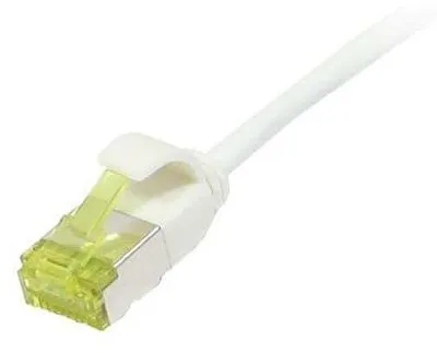 Obrázok produktu pre Synergy21 Patch cable RJ45 - CAT6A 500Mhz - 1.0m - white - U/FTP - slimline round d 3.8mm - TPE/LSZH(Superflex
