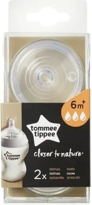 Produktbild von Tommee Tippee Easi-Vent Sauger, Rund, Schneller Durchfluss, 2 Stück(e)