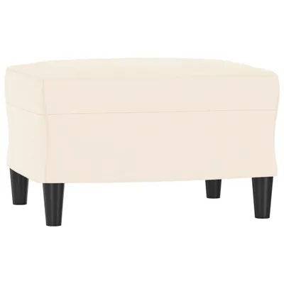 Image de Banc Crème 70x35x41 cm Velours