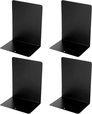 Produktbild von dekorative, rutschfeste Buchstützen aus Metall für Zuhause, Büro, Bibliothek und Schule