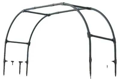 Produktbild von Gartenbogen-Spalier, pulverbeschichteter Stahl, Kletterpflanzenstütze, M