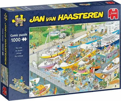 Obrázok produktu pre Jan van Haasteren The Locks 1000 pcs, 1000 kusov, Komiks, 12 rok / roky