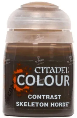 Produktbild von Warhammer Colour Contrast Paint (Skeletthorde) - Kontrastfarbe - braun