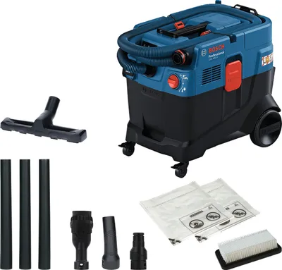 Obrázok produktu pre Bosch GAS 400 A Professional, 1200 W, Cylindrový vysávač, Suché a mokré, Kombi, 40 L, Filtrovanie