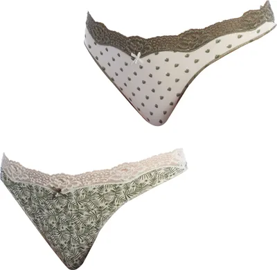 Produktbild von Janira 2er-Pack Damen-Baumwoll-Tangas Coquettes 1031585