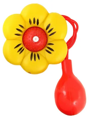 Produktbild von Clown Spritzblume gelb als Kostümzubehör und Scherzartikel