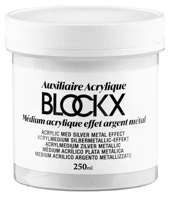 Produktbild von Acrylmedium Silbmetall-Effekt 250ml