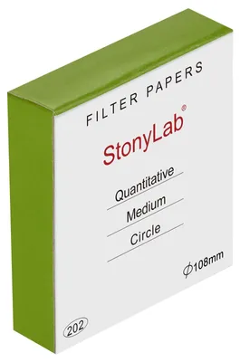 Quantitatives Filterpapier, 108 mm, 20 µm, 100 Stück
