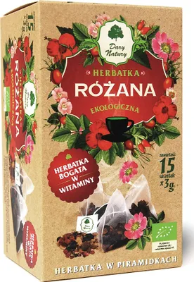 Obrázok produktu pre ČAJ PYRAMÍDY RUŽÍ (15 x 3 g) 45 g - DARY NATURY