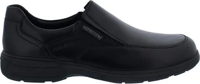 Produktbild von Mephisto Davy Slipper, Vollnarben Glattleder 2100, Schwarz, AIR JET - Wechselfußbett 41