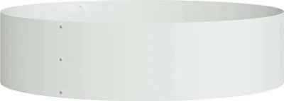 Produktbild von vidaXL Pflanzenring Weiß 80 x 80 x 20 cm Kaltgewalzter Stahl