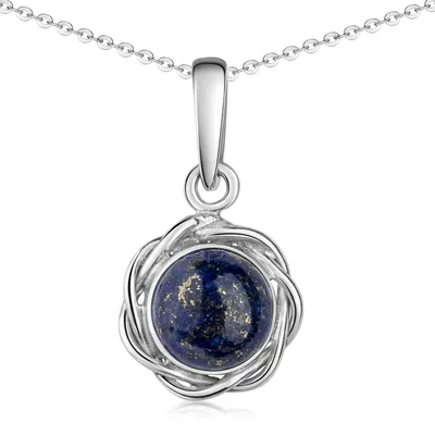 Obrázek produktu pro MATERIA, přívěsek z lapis lazuli, stříbro 925, modrá barva, model KA-59-Lapislazuli
