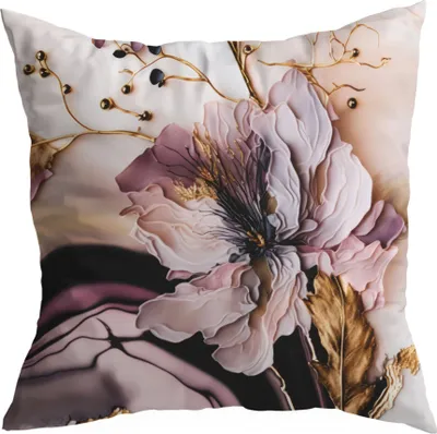 Obrázek produktu pro Dekorativní povlak na polštář 40x40 cm, vzor: květiny