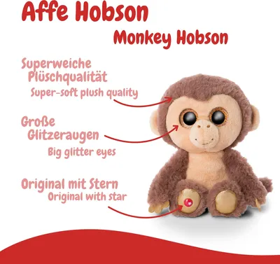 Productafbeelding van Nici Glubschis Aap Hobson, 15 cm
