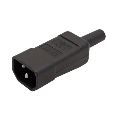Immagine prodotto di BACHMANN IEC320 C14 10A/250VAC spina, connessione a vite, nero