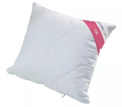 Image de Oreiller 40x40 FUN Senna Home pour les personnes allergiques, réglable en hauteur et en douceur, avec fermeture éclair, en microfibre