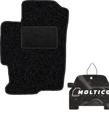 Produktbild von moto-MOLTICO Fahrer Fußmatte Auto Velours Fahrerseite Autoteppiche Schwarz Fahrermatte 1-teilig passend für Mazda 6 I 2002-2007