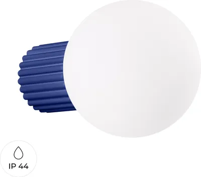 Zdjęcie produktu dla Kinkiet HALO ultramaryna IP44 1xG9 8W aluminium/szkło 12x17x12cm Sollux Lighting