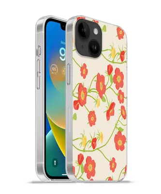 Produktbild von MuchoWow® Handyhülle Schutzhülle Hülle für Apple iPhone 14 - Softcase Blume - Feldblumen - Muster Silikon Softcase Handy Hülle - Mobiltelefonhülle