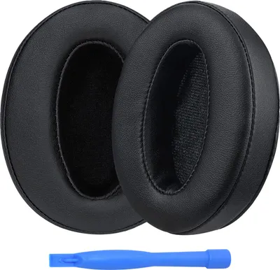 Produktbild von MMOBIEL Ersatz Ohrpolster Sennheiser HD 4.50BT, HD 4.50, HD 4.50BTNC - Schwarz