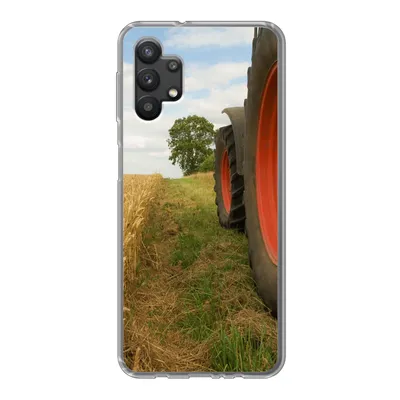 Produktbild von MuchoWow® Handyhülle Schutzhülle Hülle für Samsung Galaxy A32 5G Traktor - Räder - Weizen Silikon Softcase Handy Hülle - Softcase