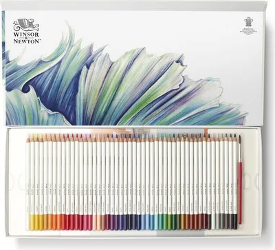 Image de Craie aquarelle Winsor & Newton, 48pcs + accessoires dans la boîte