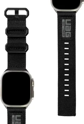 Produktbild von UAG - Apple Watch Armband NATO Eco 45/44/42 (schwarz)