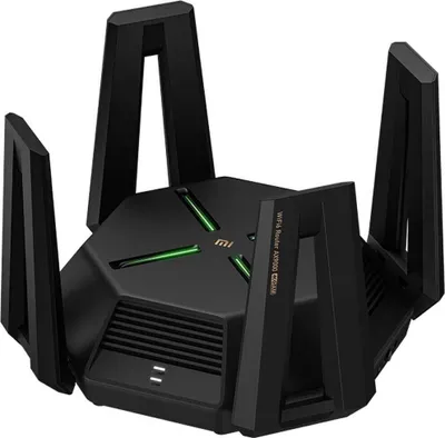 Immagine prodotto di Router Xiaomi Tri-Band Wireless Wi-Fi 6 Mi AX9000 802.11ax, 4804+2402+1148 Mbps, 10/100/1000/2500 Mbps, Ethernet LAN (RJ-45) Porte 5, MU-MiMO Sì, Tipo di antenna esterna/interna, 1 x USB 3.0