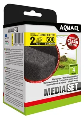 Produktbild von AQUAEL Schwamm Turbo 500 2 Stück, 113908