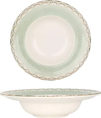 Zdjęcie produktu dla Talerz do makaronu By Bone - Rome - Porcelana - 25 cm (400cc)