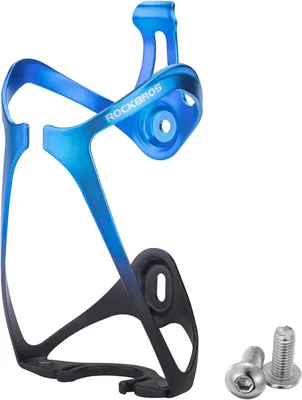 Immagine prodotto di Portaborraccia ROCKBROS in alluminio leggero per e-bike, MTB e bici da corsa, blu e nero