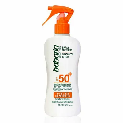 Immagine prodotto di Babaria Spray di protezione solare per pelli sensibili Spf50 200ml