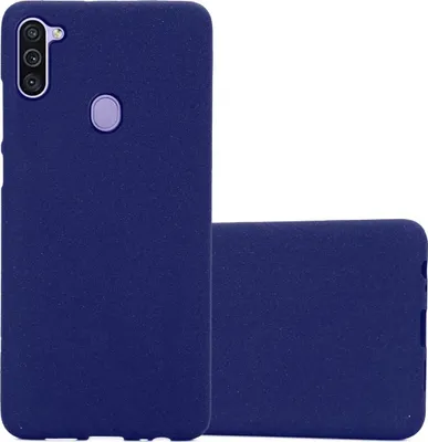 Produktbild von Cadorabo Schutzhülle für Samsung Galaxy A11 / M11 Hülle in Blau Handyhülle TPU Etui Cover Case