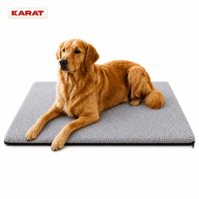 Productafbeelding van Zelfverwarmende huisdiermat BALU voor hond en kat, zonder elektriciteit, grijs, 90 x 120 cm