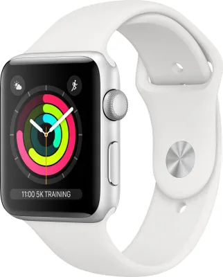 Produktbild von Apple Watch Series 3 38 mm OLED Argent GPS (Satellit)