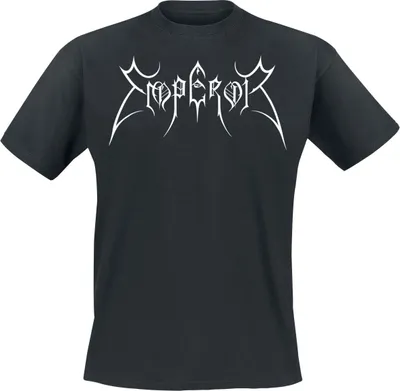 Produktbild von Emperor T-Shirt Herren Logo schwarz Band-Merch, Bands 100% Baumwolle M