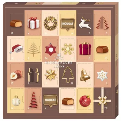 Produktbild von Niederegger Nougat Adventskalender Mini