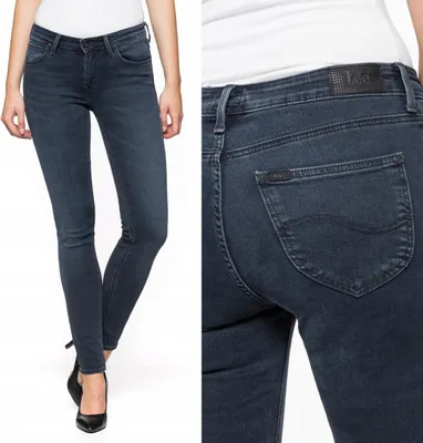 Produktbild von LEE, Damen Jeanshose, Skinny fit, SCARLETT, W25 L33, Blau, Jeans, baggyjeans, buggy