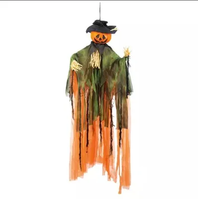 Obrázok produktu pre Závesná dekorácia tekvicového strašiaka - dekorácia na Halloween