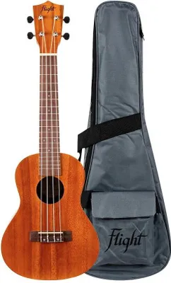 Produktbild von Flight NUC250 Konzert-Ukulele mit Präzisionsmechanik und Abdeckung