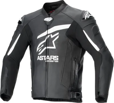Zdjęcie produktu dla Alpinestars GP Plus R V4 Airflow perforowana skórzana kurtka motocyklowa, czarno-biała, 52