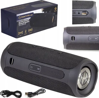 Produktbild von Tragbarer Lautsprecher Manta Tws Bluetooth 5.0 Fm, Modern, Super Bass, Ipx4