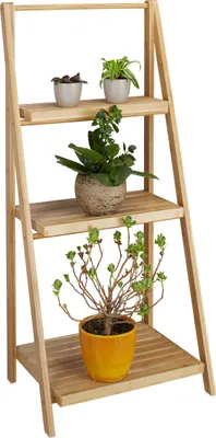 Produktbild von relaxdays Blumentreppe innen Bambus