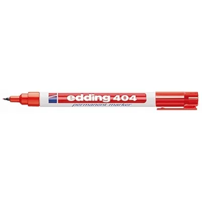 Obrázek produktu pro Edding 404, Červená, Kuličkový hrot, Červená, Bílá, Plast, 0,75 mm, 0,75 mm